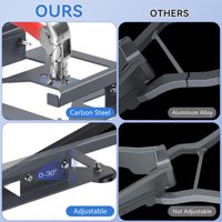 Support de toit magnétique Starlink Mini pour voiture, en acier carbone 66 mm, 30 angles réglables, installation rapide, modèle ST168 pour camping-car, fourgonnette, yacht