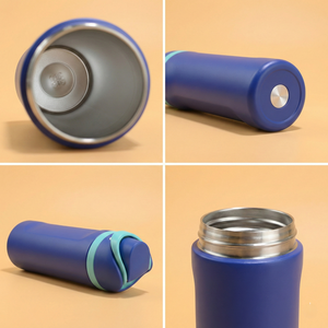 Bouteille d'eau isotherme en acier inoxydable avec logo personnalisé, 16oz, 19oz, 24oz, 32oz, avec paille intégrée pour boire facilement en voyage, sans BPA. - Product Image 5