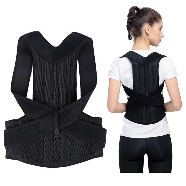 CB-05PM Custom Adjustable Scoliosis Back Support Brace For Men Women Neoprene Belt Posture Corrector