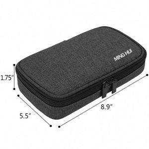 Estuche Organizador de Viaje para Suministros de Insulina y Medidor de Glucosa para Diabéticos, Económico y Personalizado, Ecológico, 100% Poliéster - Product Image 5