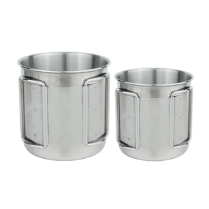 Chenfan thép không gỉ cắm trại nồi lộn xộn Bộ đồ ăn ngoài trời Bộ đồ nấu nướng đặt thép không gỉ cốc bát Bộ di động - Product Image 6