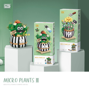 Pour <span class=keywords><strong>LOZ</strong></span> le plus populaire modèle de Cactus blocs de construction jouets de Construction éducatifs pour enfants 5-7 ans créatif nouvelles idées cadeaux - Product Image 6