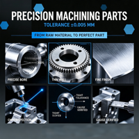 HUALONG OEM, Piezas de Mecanizado CNC de Aluminio, Tratamiento de Superficie de Aluminio y Acero Inoxidable, Personalizadas, de Precisión