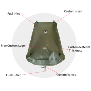 Réservoir souple pliable en TPU de haute qualité et durable avec valve pour le stockage de carburant essence et diesel, capacité personnalisable - Product Image 3