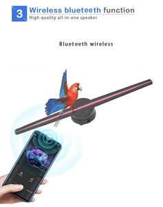 Ventilador Publicitario LED Holográfico 3D Innovador de 42 cm, Proyector de Hologramas con Control en la Nube para Equipos de Hologramas en Interiores y Exteriores - Product Image 2