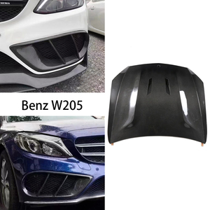 สำหรับ C-Class W205 4 ประตู คาร์บอนไฟเบอร์ ฝาครอบหน้ารถ ปี 2015-2021 - Product Image 2