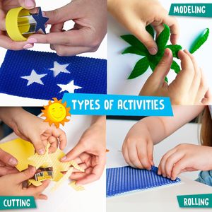 Kit para Hacer Velas <span class=keywords><strong>de</strong></span> <span class=keywords><strong>Cera</strong></span> <span class=keywords><strong>de</strong></span> <span class=keywords><strong>Abeja</strong></span> para Niños - <span class=keywords><strong>Cera</strong></span> <span class=keywords><strong>de</strong></span> <span class=keywords><strong>Abeja</strong></span> 100% Pura, 16 Láminas Multicolores, 6 Herramientas <span class=keywords><strong>de</strong></span> Corte Seguras para Proyectos <span class=keywords><strong>de</strong></span> Manualidades con Velas STEM - Product Image 6