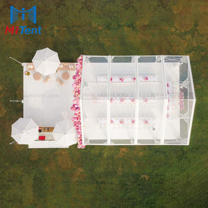 Tente de mariage à cadre en aluminium robuste et transparente pour 300 personnes en plein air - Product Image 4