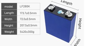 Аккумулятор Lifepo4 класса A +, Аккумулятор lifepo4 Diy 3,2 В 302ah Lifepo4, ячейка 3,2 В 280ah mb30 306ah mb31 314ah, 8000 цикл, запас для ЕС - Product Image 2