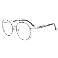 Nuevas Monturas de Gafas de Metal con Diseño de Moda Ojo de Gato para Todo Tipo de Rostro, Gafas con Patillas de Resorte