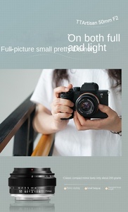 ไมโครซิงเกิล ยิทเทอร์เบียมเฮด 50 มม. F2 เลนส์ฟูลเฟรมฟูจิ เอ็ม 43 เหมาะสำหรับโซนี่ อีพอร์ต นิคอน ซี แคนนอน โอลิมปัส - Product Image 2