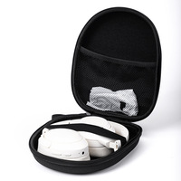Étui pour casque audio EVA grande capacité, résistant aux chocs, étanche, coque rigide, sac de rangement pour câble de casque, chargeur, pochette