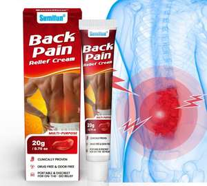 Crème chauffante naturelle à base de plantes avec vitamine E pour soulager les douleurs cervicales et corporelles 20g Durée de conservation de 2 ans A1202 - Product Image 2