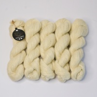 Fil à tricoter Lotus Yarns Kid Mohair Merino avec Lurex doré, poids dentelle, non teint, pour tricot à la main, artisanat, teinture à la main