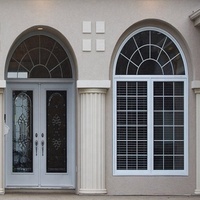 Ventana de Aluminio con Doble Vidrio Insonorizado y Marco Arqueado