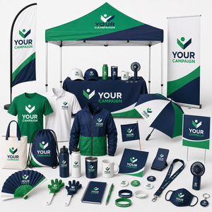 Election Event Advertising Tent Custom Printed Booth Display With Flags <b>Banners</b> Gifts And Promo Merchandise - Product Image 3