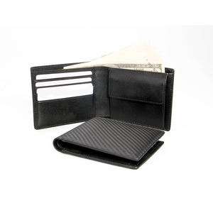 Cartera grande <span class=keywords><strong>de</strong></span> <span class=keywords><strong>marca</strong></span> <span class=keywords><strong>de</strong></span> lujo para hombre, billetera <span class=keywords><strong>de</strong></span> cuero PU a rayas con bloqueo RFID para tarjetas y efectivo, billetera <span class=keywords><strong>de</strong></span> fibra <span class=keywords><strong>de</strong></span> carbono <span class=keywords><strong>de</strong></span> imitación para hombre - Product Image 6