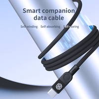 Nillkin kabel Data cepat tipe C, kabel Data magnetis 1m, nilon pengisi daya PD 100W, kompatibel dengan iPhone/Android