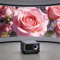 Projecteur K2 haut de gamme avec puce Allwinner H700, 500 lumens ANSI, 1080P, entièrement intégré, 2G+16G, cinéma maison intelligent, projecteurs intelligents