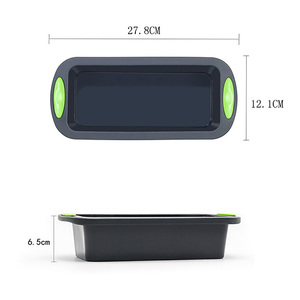 Moule à pain long en silicone pour gâteaux, brownies, cheesecakes - Ensemble d'ustensiles de cuisson - Product Image 2