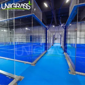 <span class=keywords><strong>Terrain</strong></span> de <span class=keywords><strong>padel</strong></span> professionnel de compétition, panoramique à 360°, intérieur/extérieur, avec logo personnalisé, norme européenne. - Product Image 3