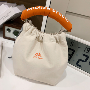 Sac bandoulière fourre-tout d'extérieur style décontracté, sacoche <span class=keywords><strong>photo</strong></span> en coton pour meilleure amie - Product Image 1