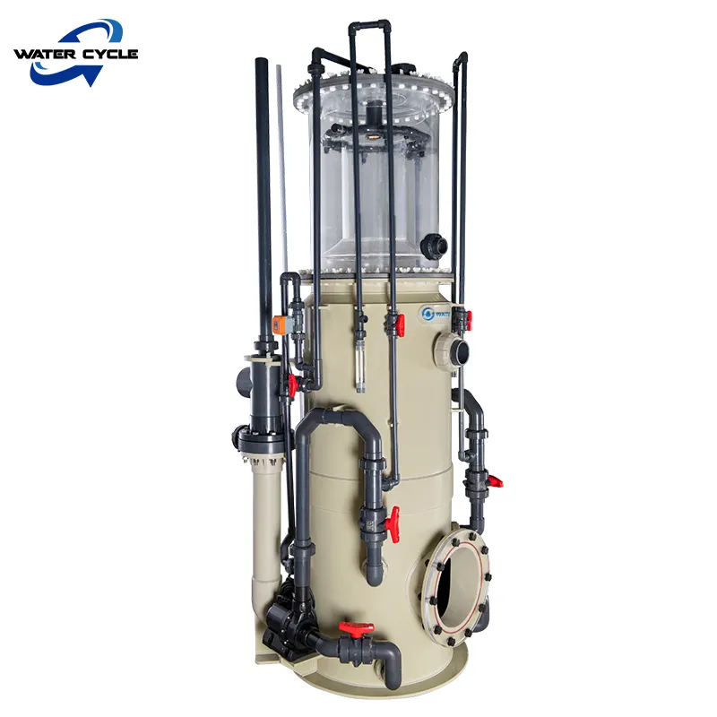 STP-1500 sepeda air akuarium industri besar penyaring Protein dan Fractionator busa PP untuk sistem akuakultur dalam ruangan
