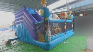 Lilytoys Nouveauté Château Gonflable Planète Spatiale, Aire de Jeu Gonflable Amusante, Château de Saut Extérieur <span class=keywords><strong>pour</strong></span> Enfants - Product Image 4