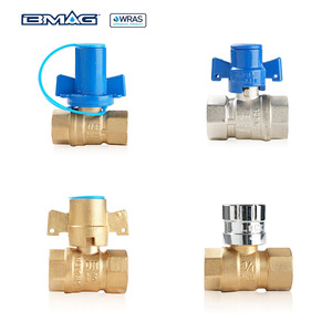 Van bi đồng thau khóa được BMAG 1/2'' - 2'' CW617n DN15 đến DN50 dùng cho đồng hồ nước, kèm chìa khóa - Product Image 1