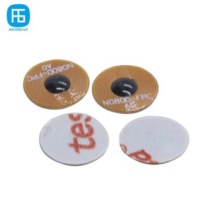 Small Dia 8mm Flexible Waterproof High Temperature Resistance RFID NFC Sticker <strong>Tag</strong> for Cosmetic Anti-fake Management - Product Image 4
