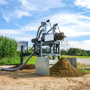 Separador de estiércol de vaca para granja lechera de plantas/máquina de fabricación de fertilizante orgánico de estiércol/máquina de deshidratación de estiércol Alibaba