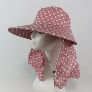 Sombrero tipo pescador con máscara facial desmontable, protección solar y protector de cuello para mujer, para exteriores, primavera y verano, tela de poliéster transpirable - Product Image 5