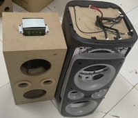Haut de gamme promotionnel 2 armoires DJ double 8 pouces conférence surround rhos ce fcc néodyme POWER SMART TABLE PA haut-parleur audio