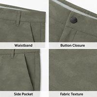 Shorts de golf droits camouflage personnalisés pour hommes, respirants, résistants aux plis, commandes de logos personnalisés sous marque privée