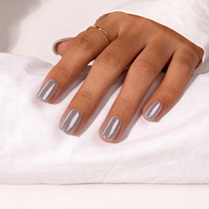 Juego <span class=keywords><strong>de</strong></span> 30 <span class=keywords><strong>Uñas</strong></span> Postizas Acrílicas <span class=keywords><strong>de</strong></span> Color Gris Plateado, Diseño Simple <span class=keywords><strong>de</strong></span> Invierno, <span class=keywords><strong>Uñas</strong></span> Postizas <span class=keywords><strong>de</strong></span> Alta Calidad al por Mayor - Product Image 2