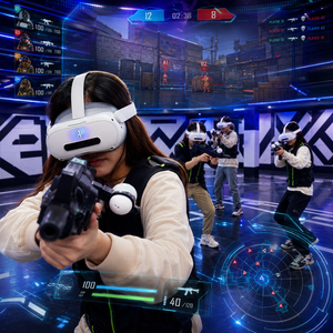 Machine <span class=keywords><strong>de</strong></span> jeu VR Shenghua pour 4 à 20 joueurs, <span class=keywords><strong>jeux</strong></span> d'arcade virtuels pour l'entretenissement <span class=keywords><strong>Steam</strong></span> - Product Image 2
