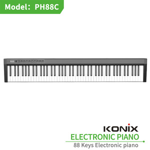 Konix 88 teclas <span class=keywords><strong>Piano</strong></span> digital teclado <span class=keywords><strong>MIDI</strong></span> venta al por mayor PH88C <span class=keywords><strong>Piano</strong></span> eléctrico portátil - Product Image 5