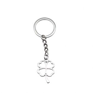 Trèfle <span class=keywords><strong>à</strong></span> quatre feuilles porte-clés métal plante porte-clés <span class=keywords><strong>cadeau</strong></span> nature spirituelle porte-clés bon porte-bonheur pendentif <span class=keywords><strong>à</strong></span> breloque trèfle porte-clés - Product Image 4