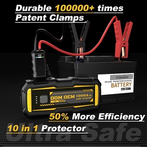 Bộ khởi động bình ắc quy Amazon 3 trong 1, 12V, chất lượng cao, pin Lithium, dòng điện đỉnh 2000A, thiết bị khởi động xe khẩn cấp - Product Image 2