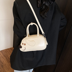 Simple drôle PU cuir teckel chien en forme de sac à main épaule sacs à bandoulière pour femmes sacs à main décontractés - Product Image 3