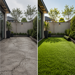 Césped Artificial Sintético de Primera Calidad de 30 mm en Forma de M para Decoración de Hoteles, Hogares, Jardines y Locales Comerciales, Césped para Paisajismo - Product Image 6