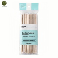 Individuelles Logo Einweg-Bambus-Stäbchen OEM Private Label Restaurant Großhandel Direktvertrieb China Premium Exportqualität