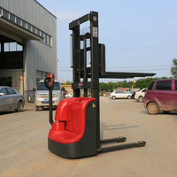 Chariot élévateur à fourche de chantier de 1,5 tonne de capacité de charge, hauteur de 3 mètres, CDD1530, chargeur de batterie électrique, transpalette autoportée