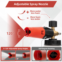 Haute pression 1L capacité Auto nettoyage mousse canon usine-vaporisateur bouteille lave-auto Lance outil haute efficacité lavage de voiture outil