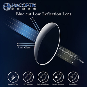 Lentes Ópticas Nuevas con Recubrimiento Anti-Reflejante <span class=keywords><strong>Blue</strong></span>-cut 1.56 SHMC, Lentes con Bloqueo de Luz Azul para Conducir - Product Image 6