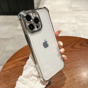 Bốn bên chống sốc mạ điện mềm TPU di động điện thoại di động Cover quay lại trường hợp đối với <span class=keywords><strong>iPhone</strong></span> x XS Max XR 17 Pro Max 15 cộng với - Product Image 6