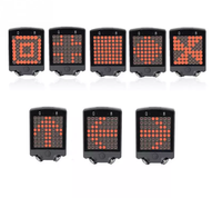 Alarme de sécurité à distance pour vélo, nouveauté, Laser 64 LED, feu arrière, mise à niveau Intelligent, clignotant, feu de freinage, livraison gratuite