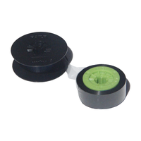 KAIMA pita tinta mesin tulisan elektronik LM-550A/PC kompatibel MAX hitam Printer Label pita hitam