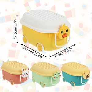 71L Eco-Friendly Plastic Baby Storage <b>Box</b> Modern Design Kids Toy Snack Doll <b>Book</b> Clothes Organizing Pig Bins - Product Image 2