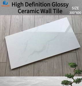 Piastrella in Ceramica Lucida 300x600mm Effetto Marmo Bianco <span class=keywords><strong>Jazz</strong></span>, Direttamente dalla Fabbrica, per Villa Moderna, Ingresso, Bagno di Lusso - Product Image 1